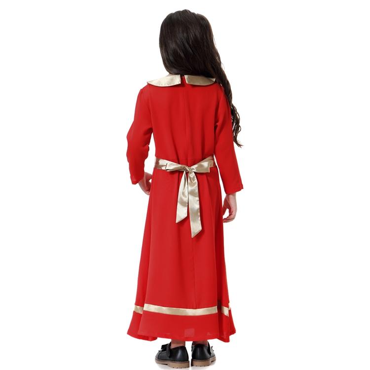 Elegant Kids Abaya Dress for Young Girls - Traditional Arabic Islamic Gown for Special Occasions & Daily Wear