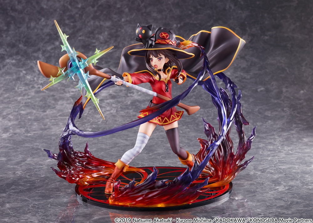 Estream 1/7 KonoSuba Megumin (Explosion Ver.) Anime Scale Figure Statue - Perfect for Anime Collectors, Gaming Room Decor, and KonoSuba Fans Display