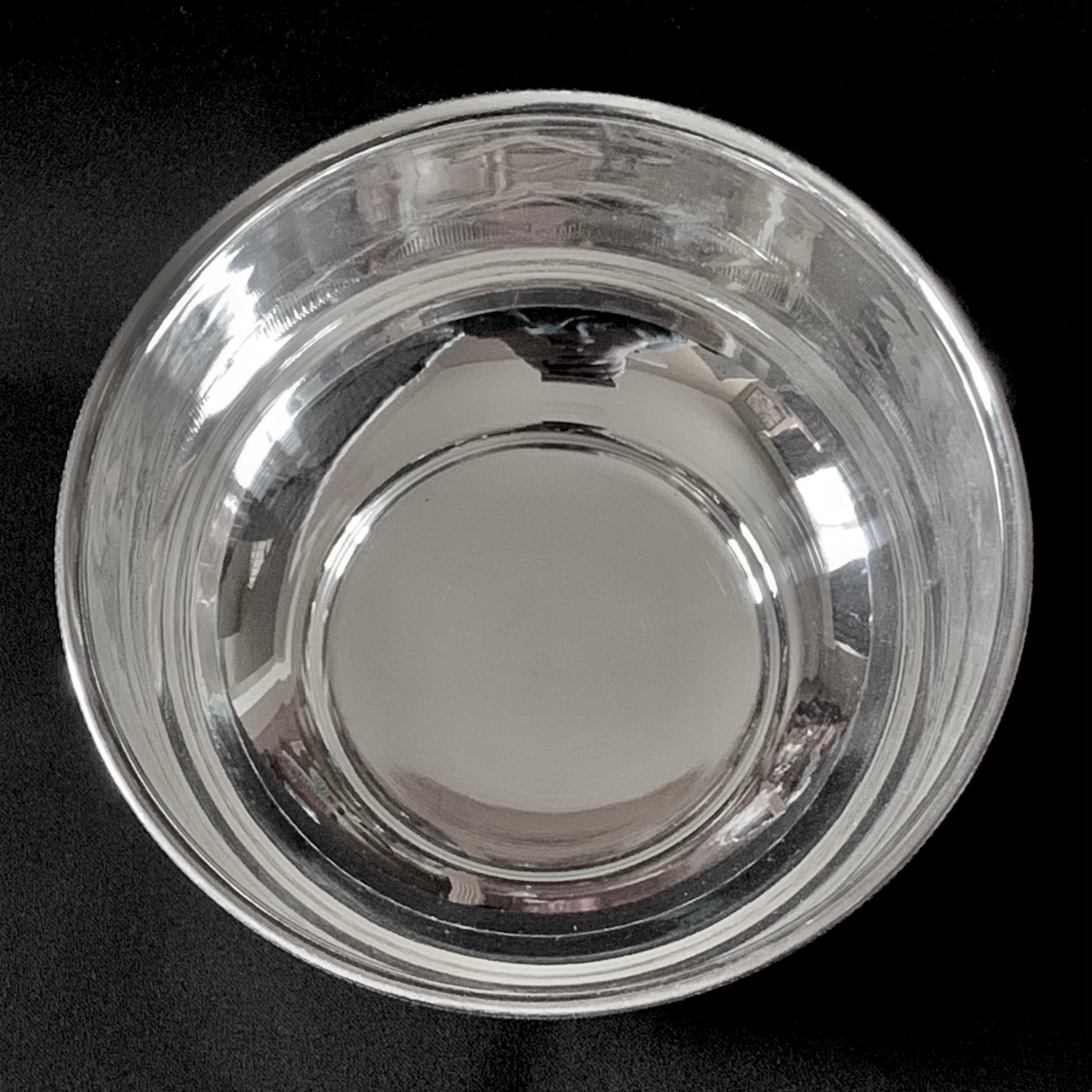 925 Sterling Silver Large Bowl - Elegant Handcrafted Design 17 for Home Decor, Jewelry Display & Gift Giving