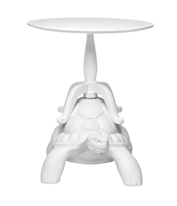 Qeeboo Turtle Carry Coffee Table - Unique Modern Home Decor for Living Room, Office & Lounge - Stylish Functional Furniture for Small Spaces & Apartments
