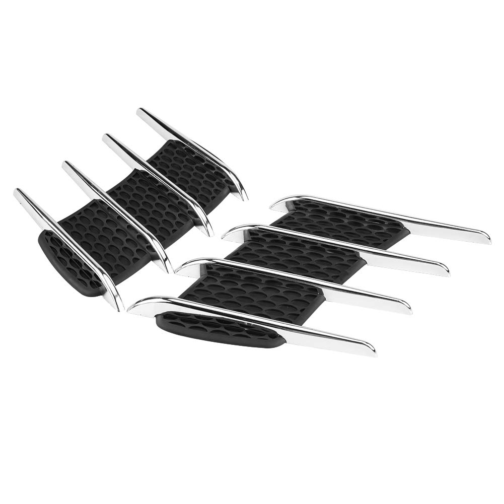 1 Pair Car Air Flow Vent Cover - Exterior Hood Side Shark Gills Outlet Decorative Trim Sticker for Vehicle Aerodynamics & Style | Perfect for Car Enthusiasts & Auto Shows