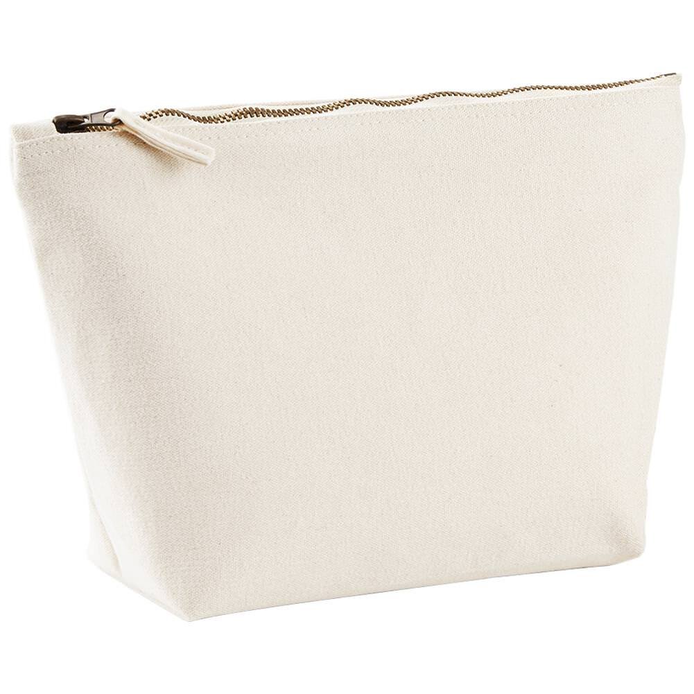 Premium Canvas Accessory Bag - Black or White | 3 Size Options (Small, Medium, Large) - Durable Storage Organizer for Travel, Gym & Daily Essentials - Medium Size in Black