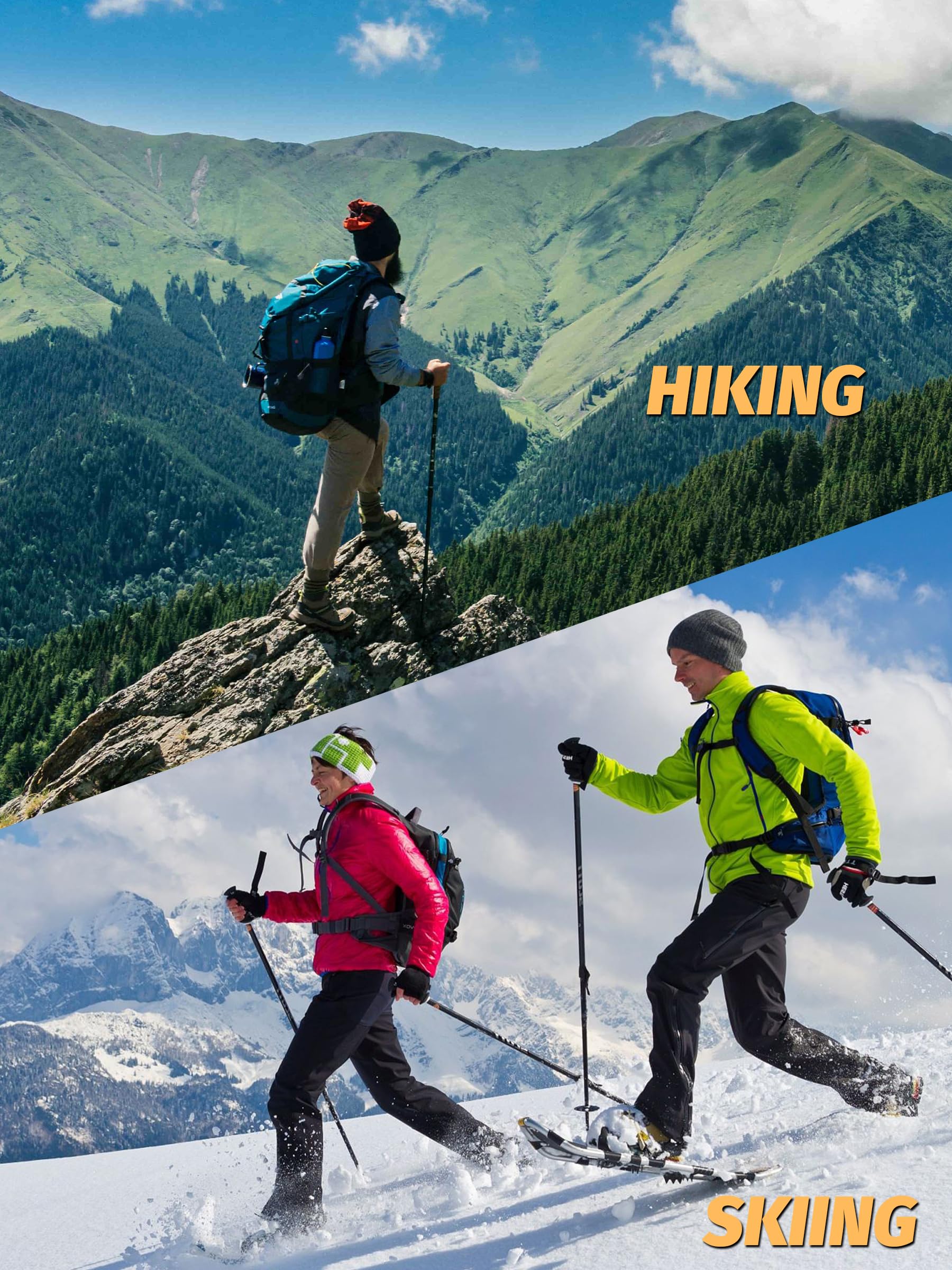 **TACVASEN Men's Waterproof Snow Pants - Insulated Fleece Lined Winter Hiking & Ski Pants for Snowboarding, Work & Outdoor Activities**    *(Perfect for Skiing, Snowboarding, Hiking, Winter Work & Cold Weather Adventures)*