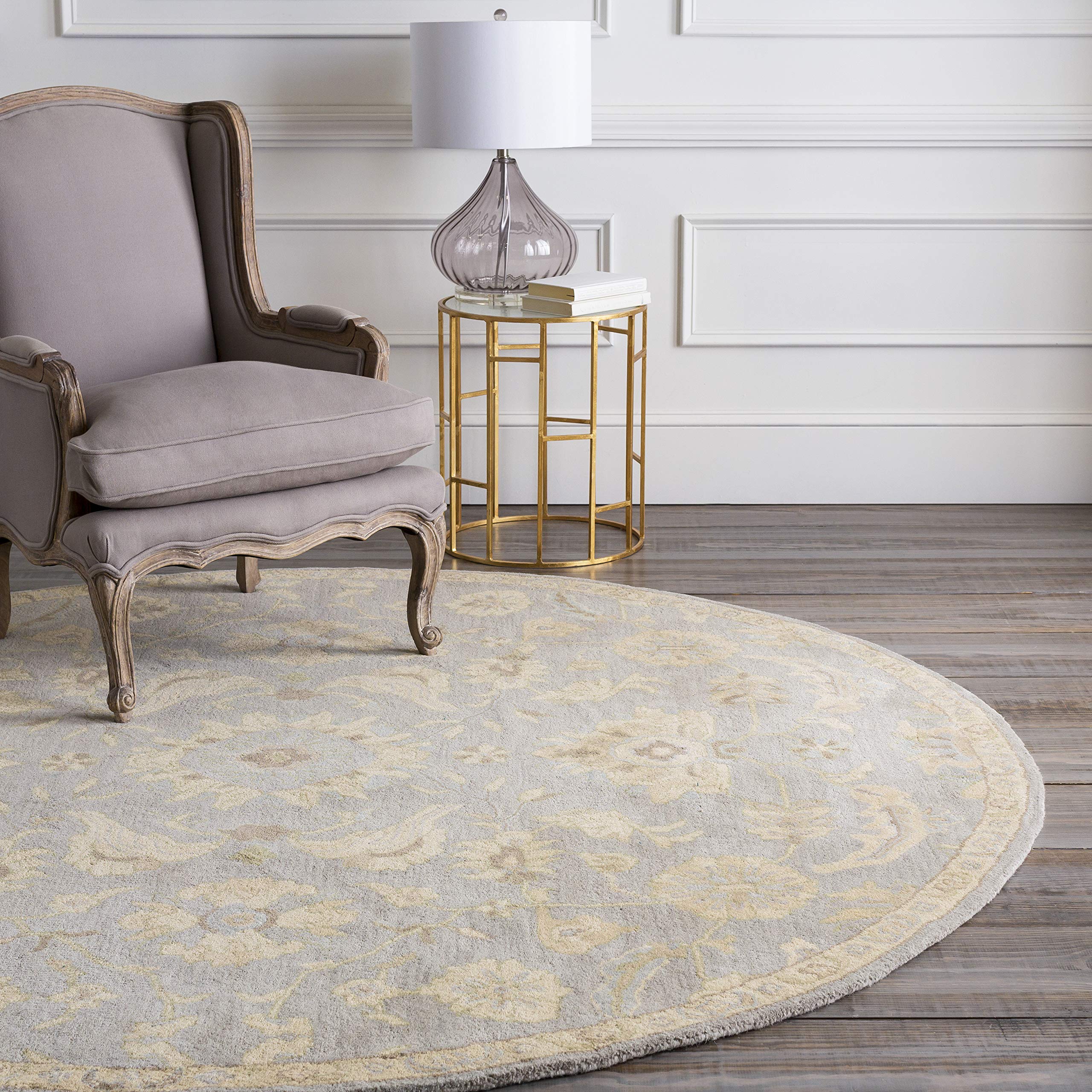 Mark&Day 10x14 Wool Area Rug - Traditional Light Gray & Beige Carpet for Living Room, Bedroom, Kitchen | Soft & Durable Floor Covering | Perfect for Home Decor, Cozy Spaces & High Traffic Areas (10' x 14')