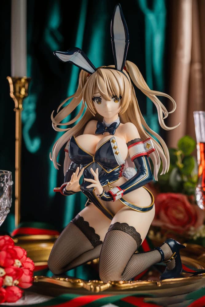 Kurrma Satonaka Nonoka 1/4 Scale Bunny Ver. Anime Figure - Soft Chest Edition (12.2in/31cm) | High-Quality PVC Collectible for Anime Fans, Perfect for Display, Home Decoration & Otaku Collections