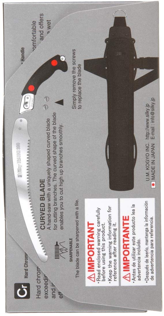 Ibuki 390 Extra Large Teeth Silky Curved Landscaping Hand Saw - Heavy Duty Pruning Saw for Tree Trimming, Branch Cutting & Gardening (Pack of 4) - Perfect for Landscapers, Arborists & DIY Garden Projects