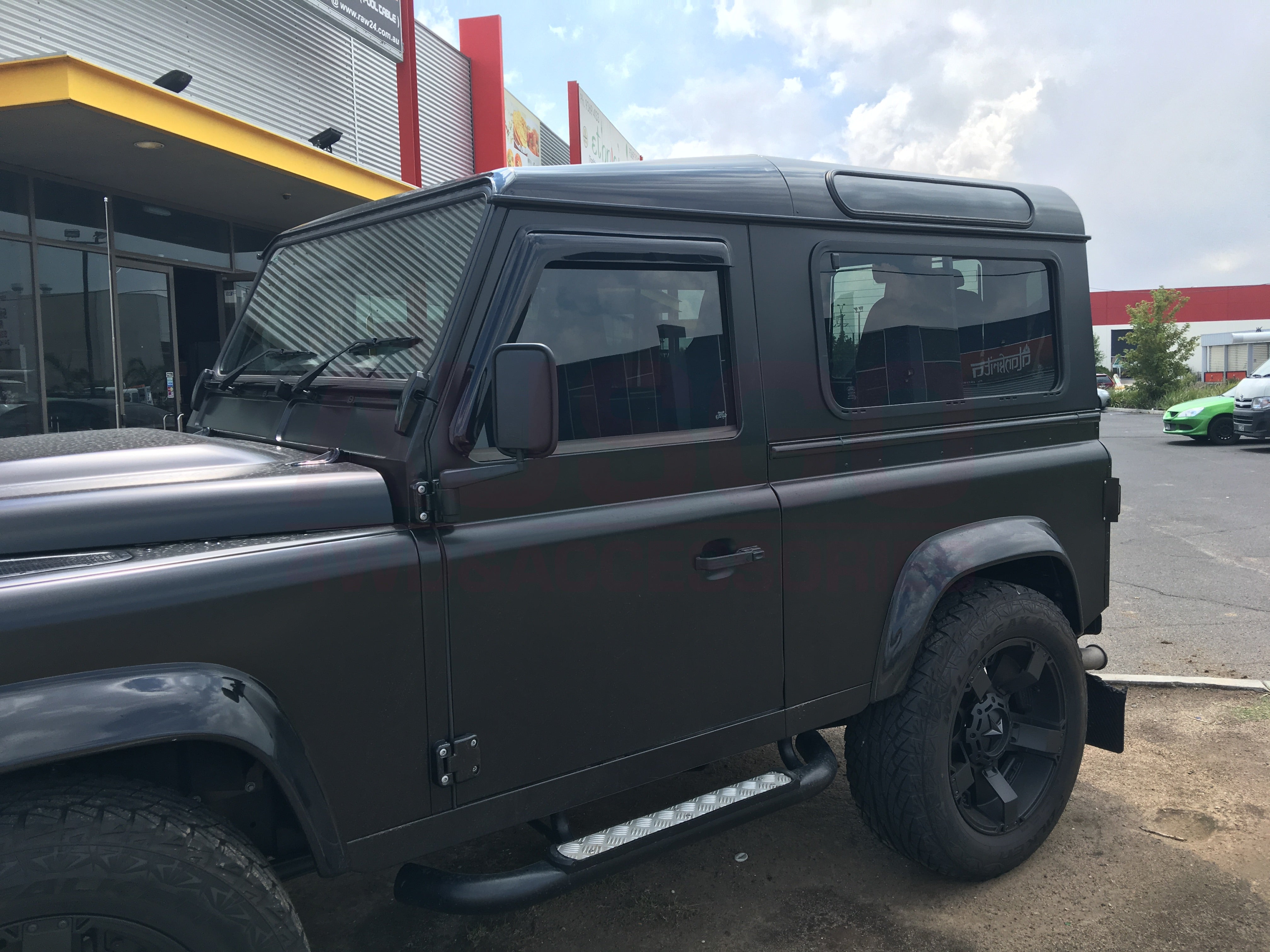 Land Rover Defender Weather Shields (1993-2019 Models) - Durable Rain Guards for Off-Road Adventures & Daily Driving Protection