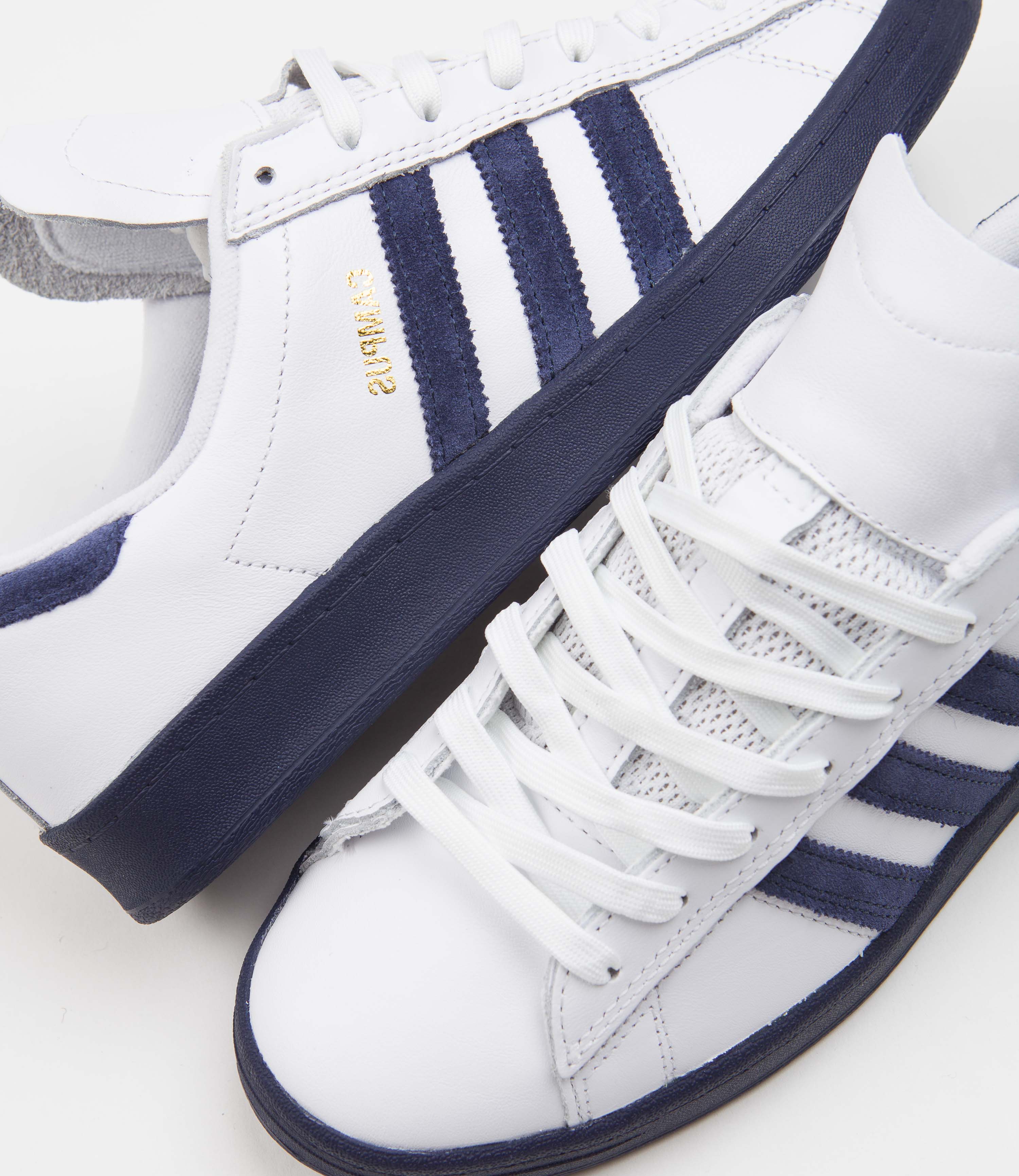 Adidas Campus ADV Sneakers - FTWR White, Collegiate Navy & Bluebird - Stylish & Comfortable for Casual Wear, Street Fashion & Everyday Use