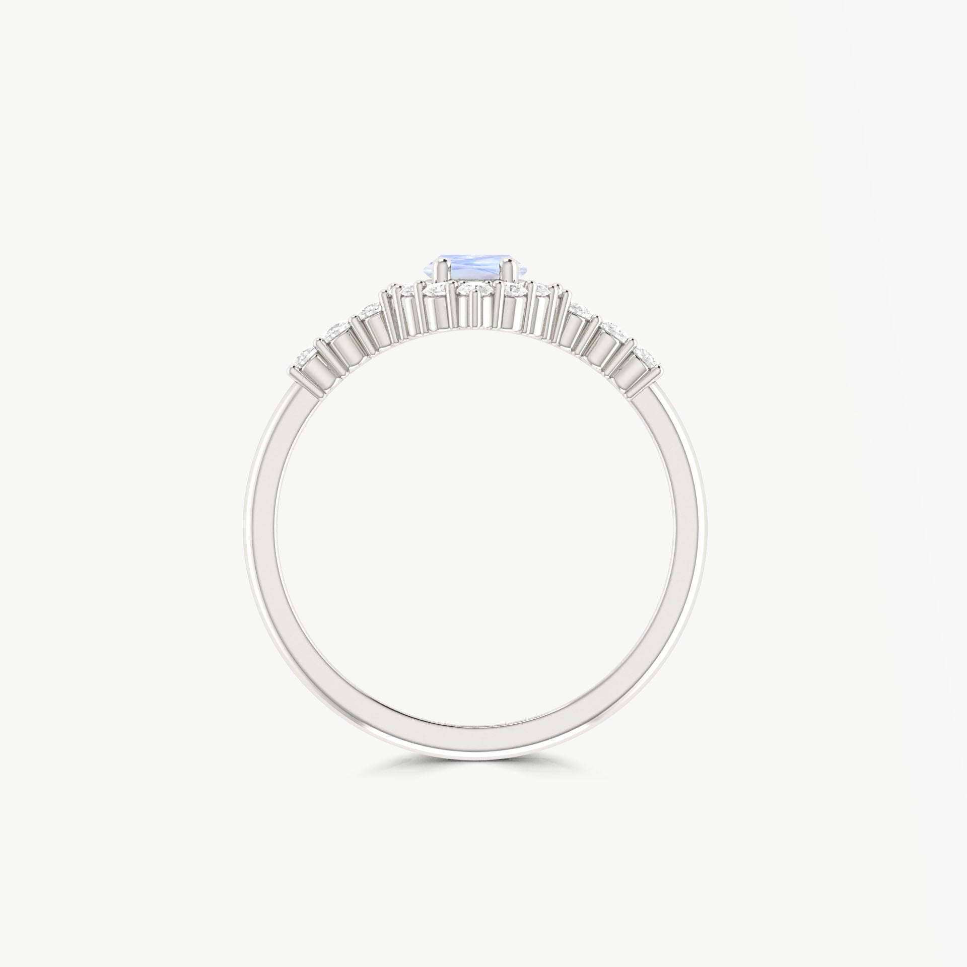 Marquise Rainbow Fire Moonstone Minimalist Ring for Women – Elegant & Dainty Jewelry for Everyday Wear, Engagement, Wedding, or Gift