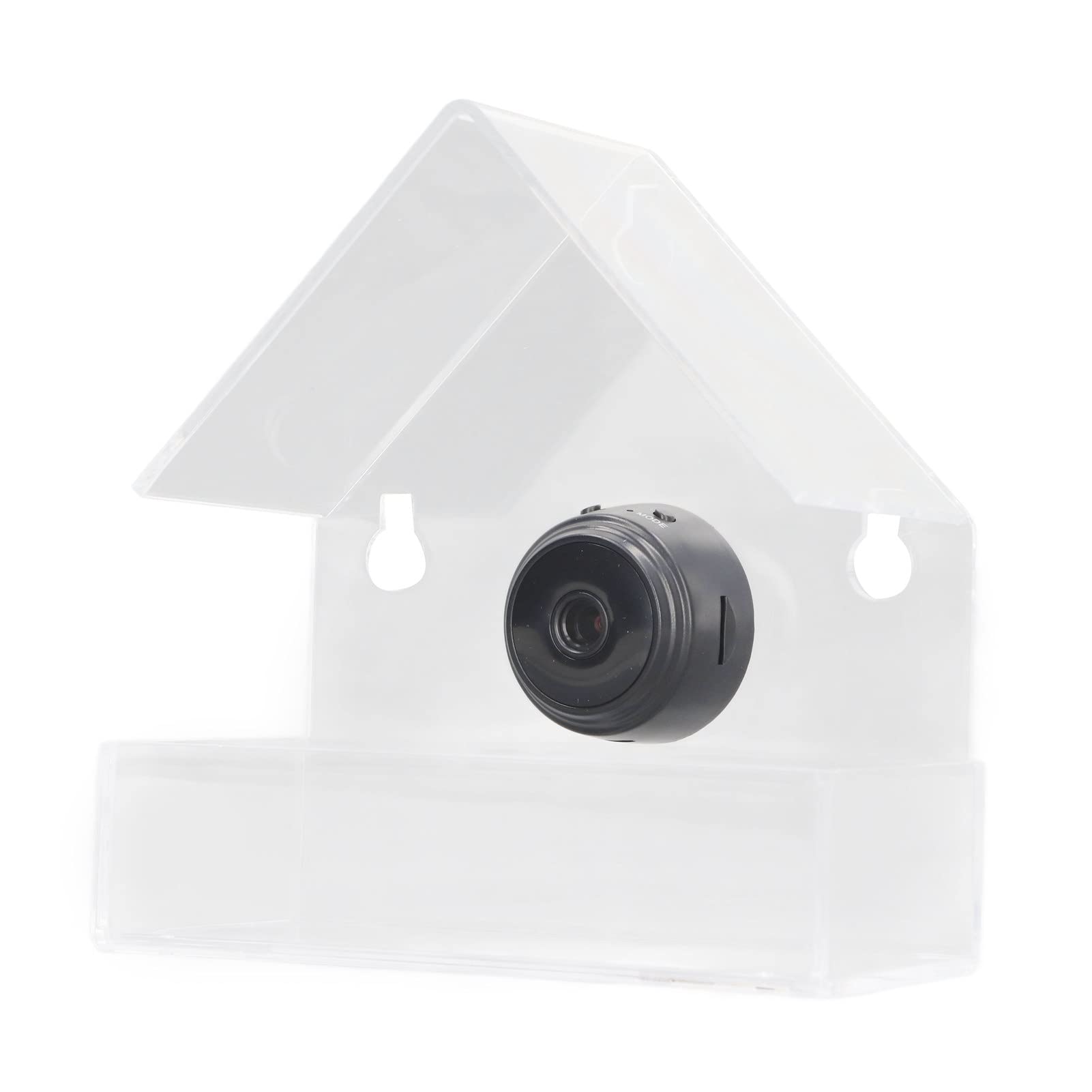 Smart Bird Feeder Camera with 720p HD Auto Capture, 170° Wide Angle & Night Vision - Wireless Outdoor Bird House Camera for Bird Watching - Perfect Gift for Nature Lovers & Backyard Wildlife Enthusiasts