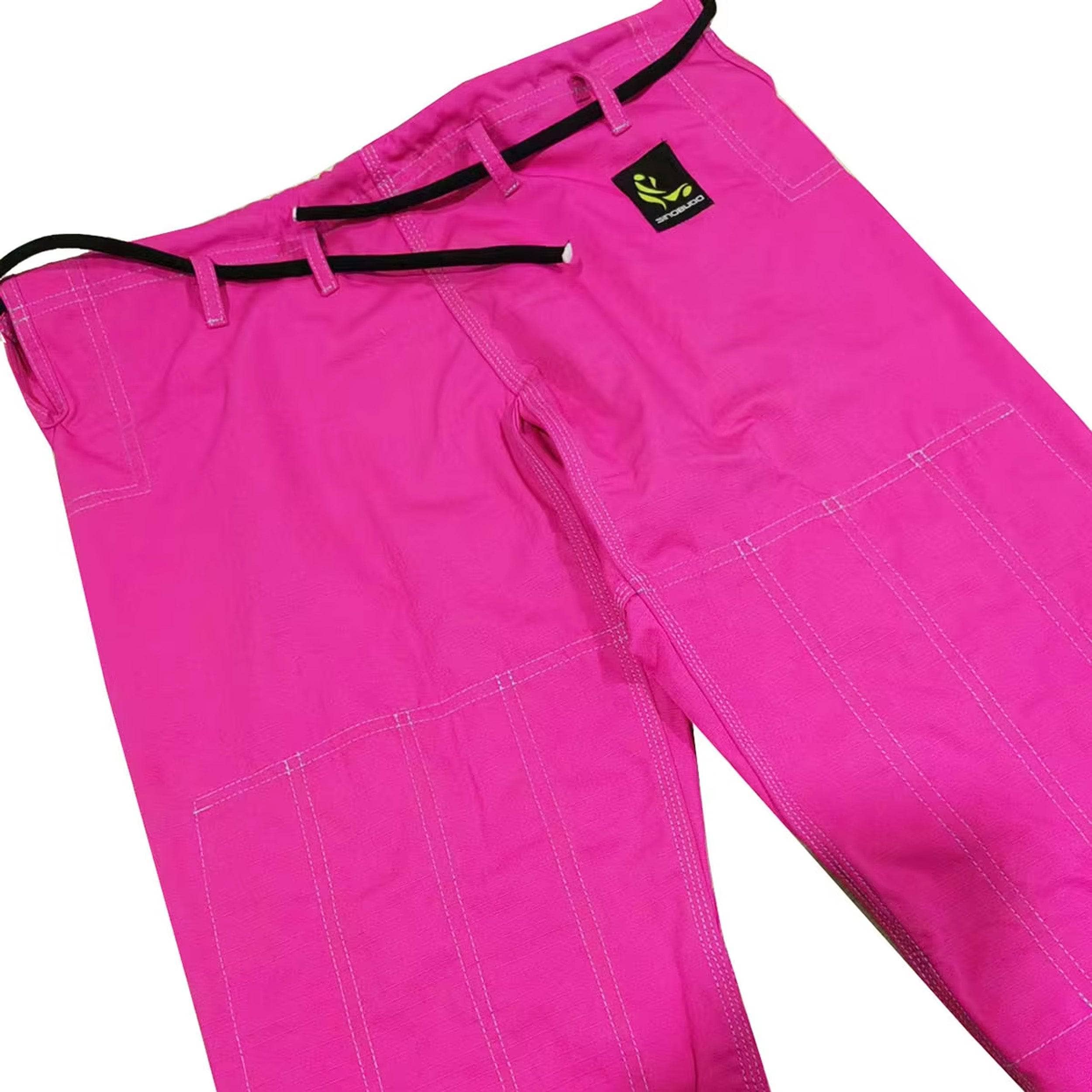 Premium Pink & White BJJ Gi for Women - Lightweight & Durable Brazilian Jiu Jitsu Uniform - Perfect for Training, Competition & MMA