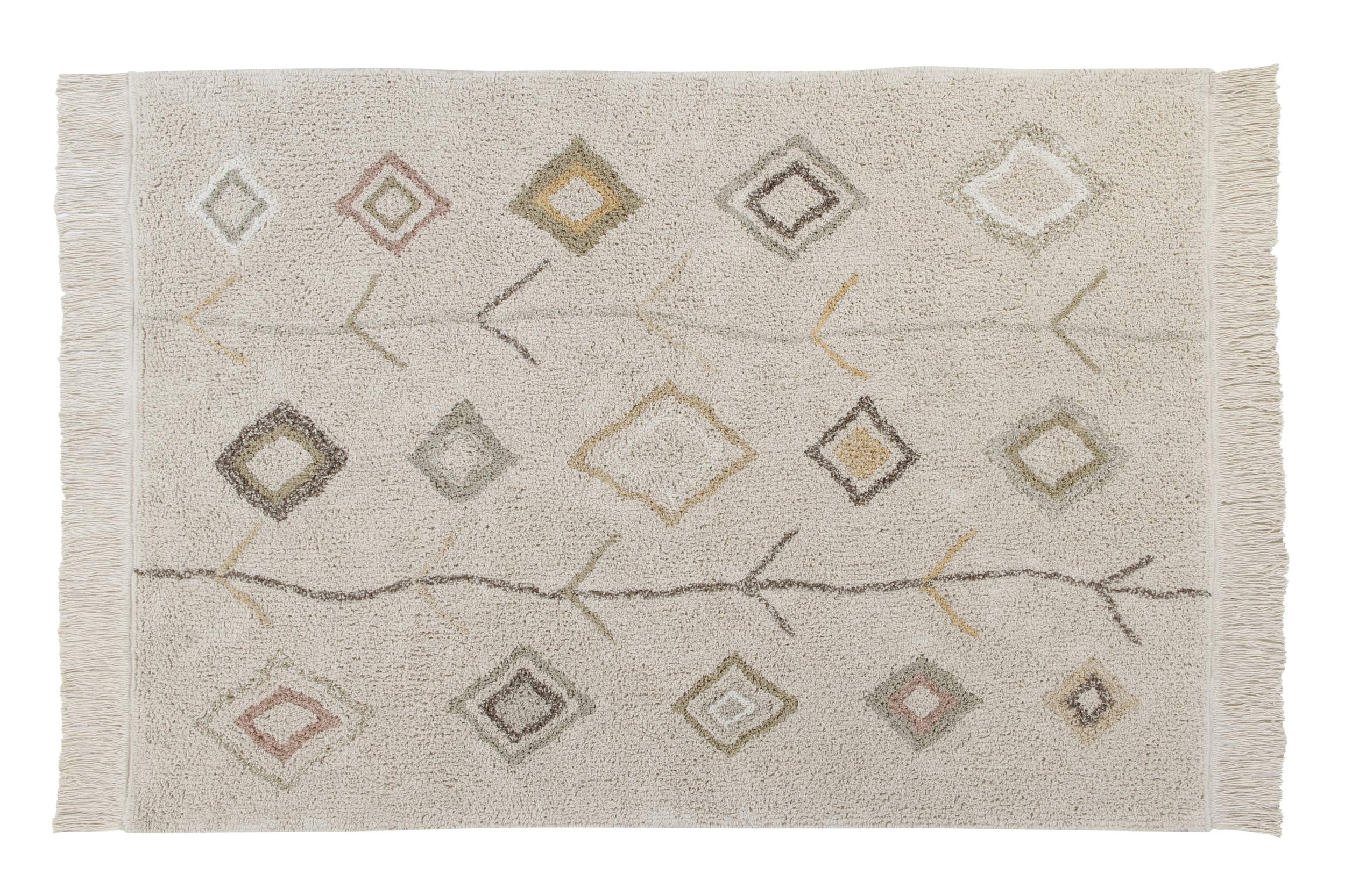 Lorena Canals USA Washable Rug - Kaarol Earth | Eco-Friendly Machine Washable Area Rug for Living Room, Bedroom & Nursery | Soft & Durable Home Decor