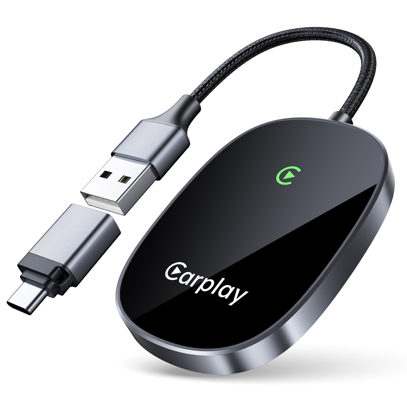 2025 Upgraded Wireless CarPlay Adapter - Convert Factory Wired to Wireless CarPlay, Plug & Play iPhone CarPlay Dongle, Multi-User Seamless Connection for BMW, Mercedes, Audi | Perfect for Commuting, Road Trips & Hands-Free Driving