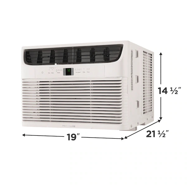 Frigidaire FHWC103TC1 10,000 BTU White Window Air Conditioner - Cool & Quiet for Bedroom, Living Room, Office & Small Spaces