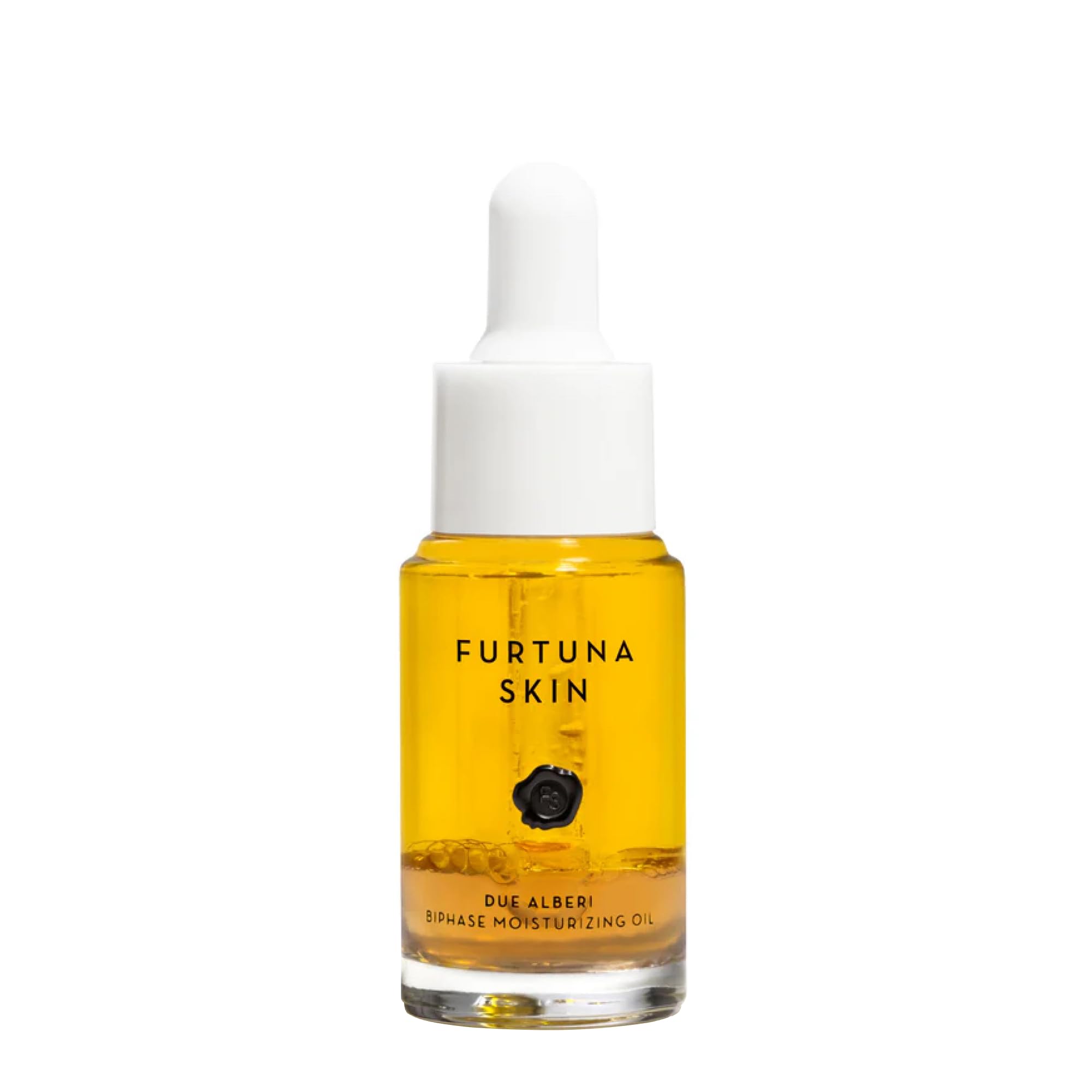 Furtuna Skin Biphase Moisturizing Face Oil - Hydrating, Plumping & Protective Vegan Skincare with Organic Olive Oil for Face, Neck & Décolleté | Cruelty-Free, Anti-Aging Dry Skin Treatment | Perfect for Night Routine & Daily Glow Boost