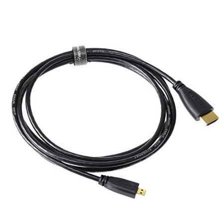 Synergy 5ft Micro HDMI to HDMI Cable - High Speed 4K 60Hz Compatible with Fujifilm X-T4/X-T3/X-T30 Digital Cameras - Perfect for Vlogging, Photography & Home Theater Setup