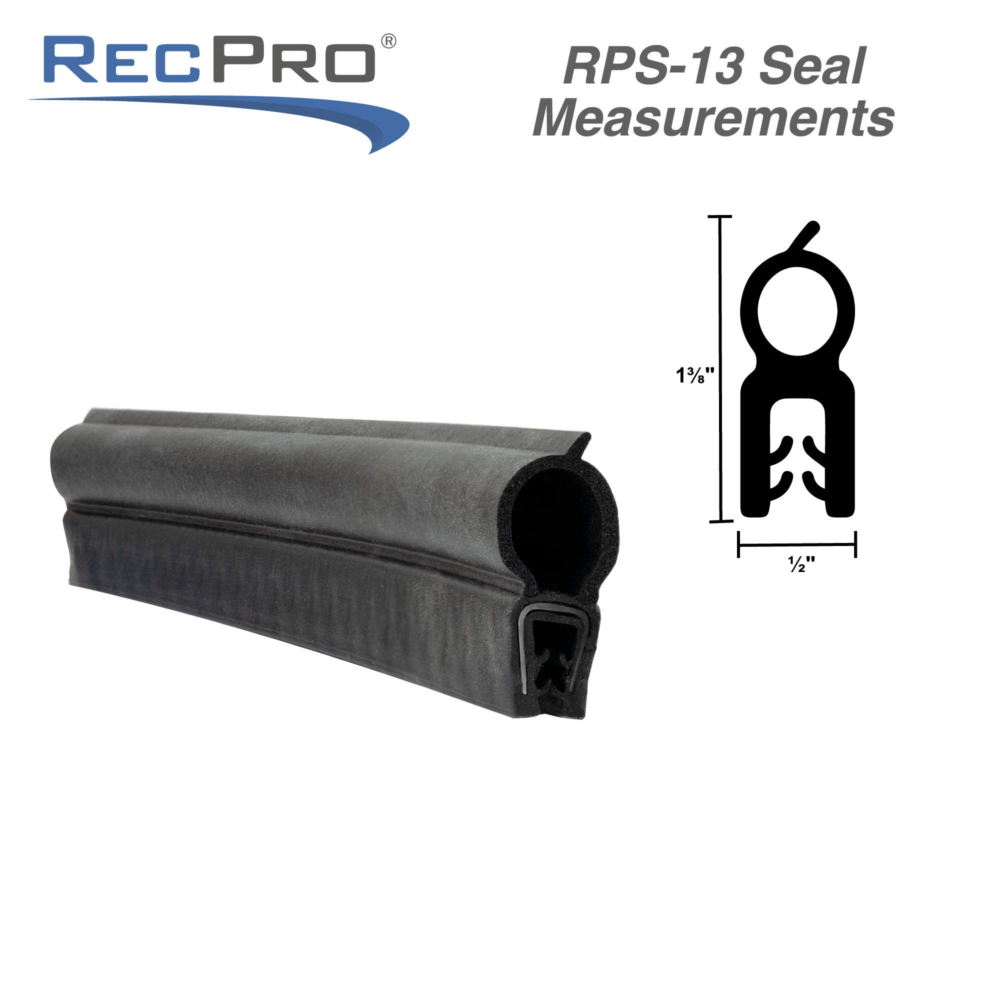 RecPro RV Compartment Door Seal 1-1/4