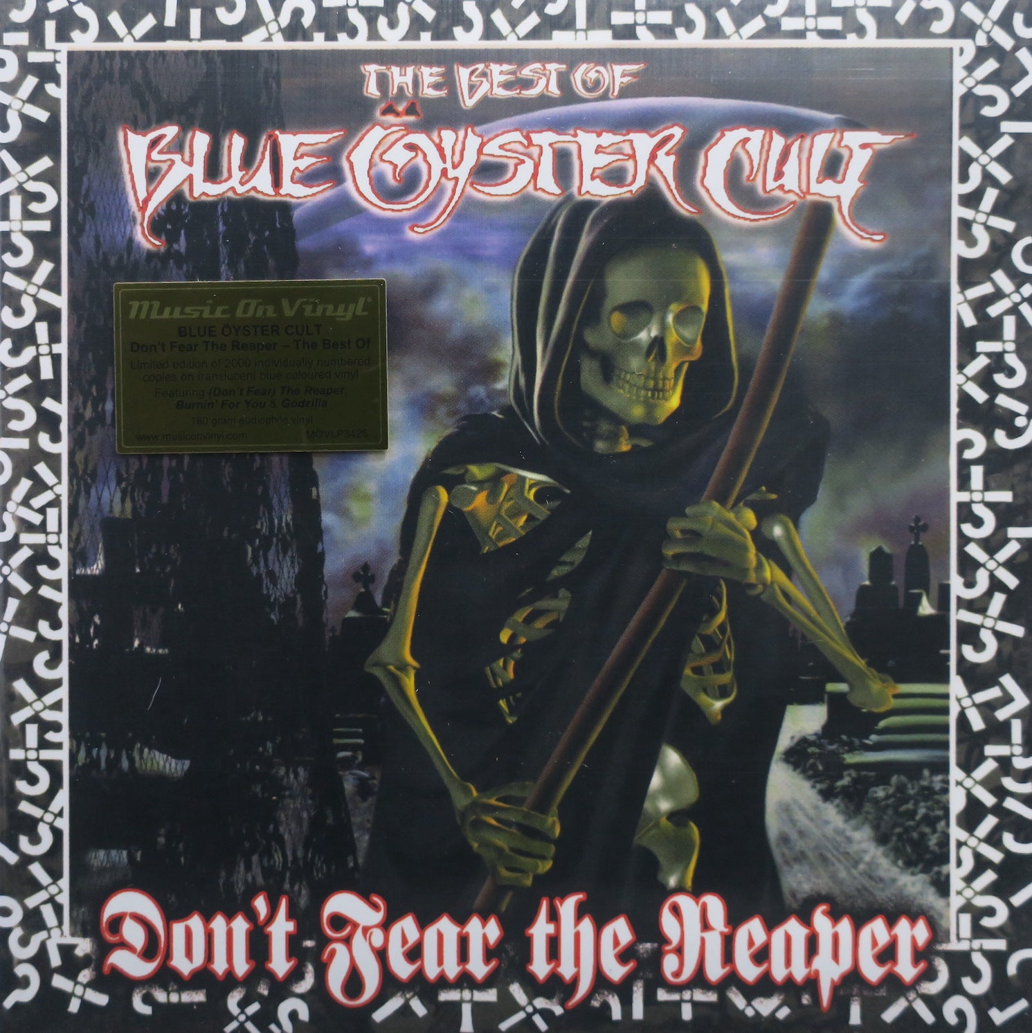 BLUE OYSTER CULT 'Best Of' 180g Blue Vinyl 2LP Record - Limited Edition Collector's Album for Music Enthusiasts & Vinyl Lovers - Perfect for Home Listening, Gifts, and Music Collections