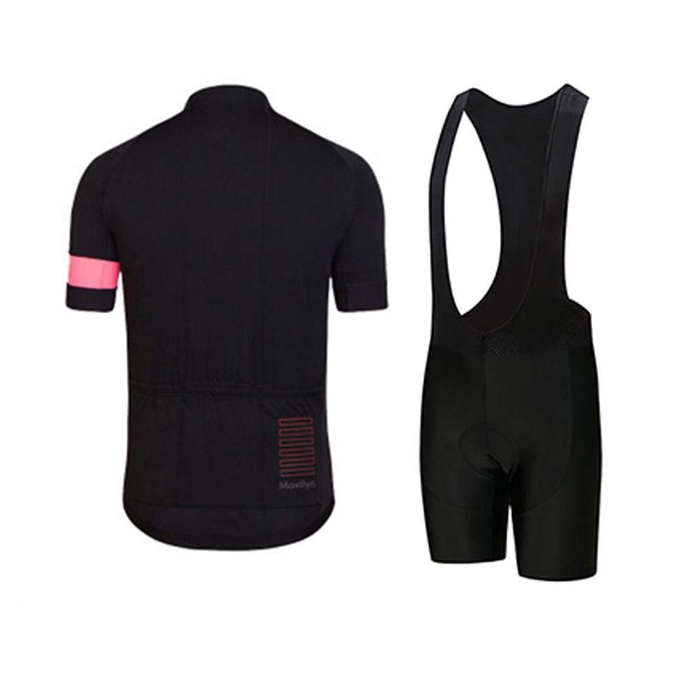 Men's Cycling Jersey & Bib Shorts Set - Quick-Dry, Full Zipper Road Bike Clothing for Professional Riders - Perfect for Long-Distance Cycling, Road Racing & Outdoor Training