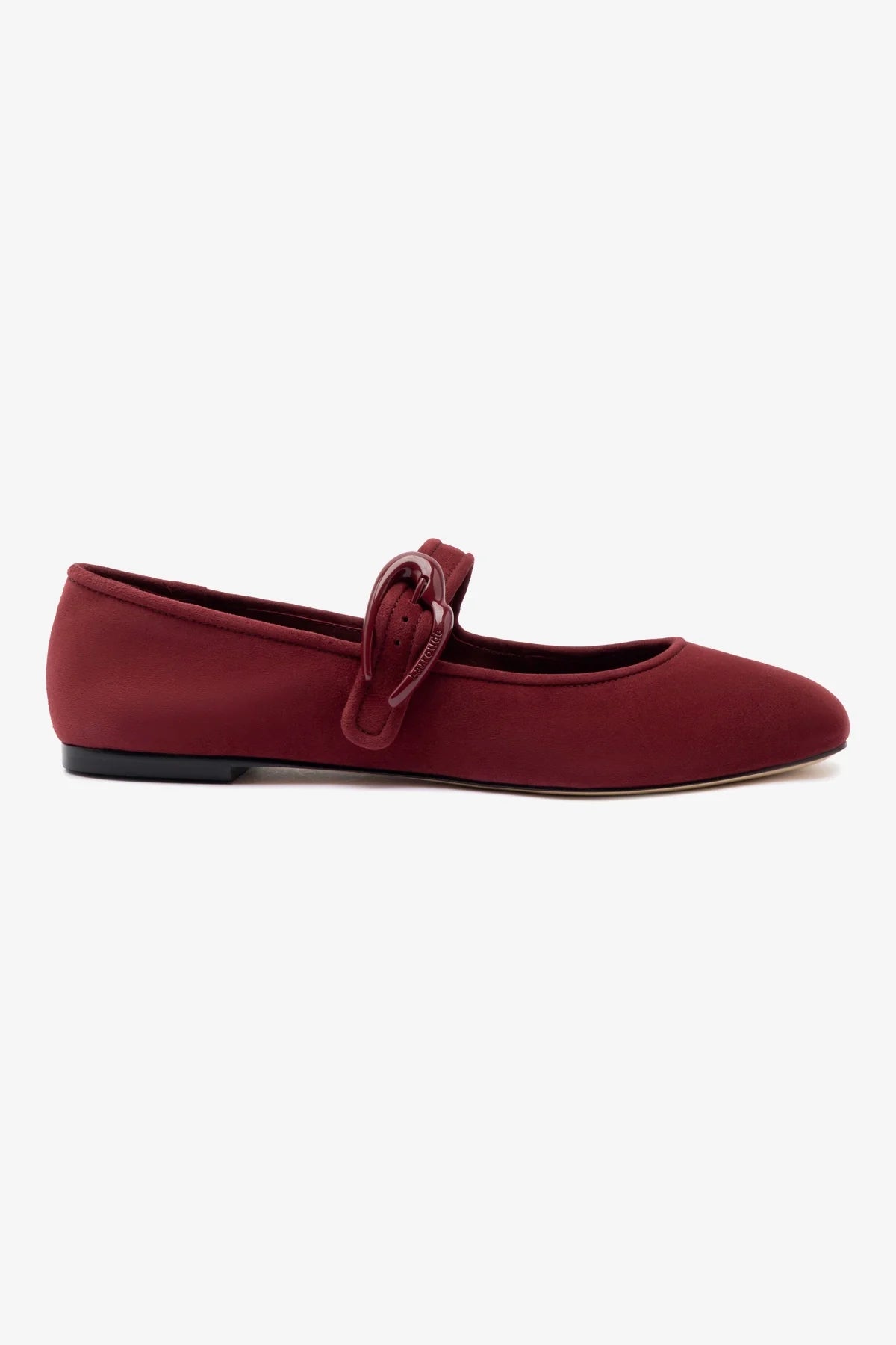 Verona Burgundy Suede Ballet Flats for Women - Comfortable & Stylish Shoes for Work, Casual Wear & Travel