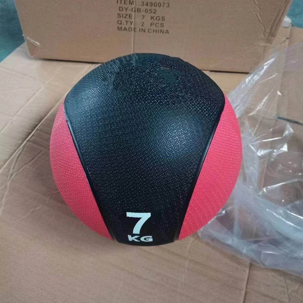 Heavy Duty Solid Rubber Weighted Exercise Ball for Strength Training, Power Workouts & CrossFit Slam - Perfect for Gym, Home Fitness & Functional Training