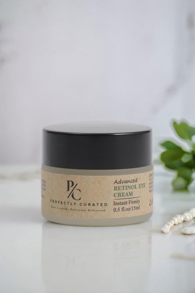 Best Retinol Eye Cream for Wrinkles, Dark Circles & Puffiness - Anti-Aging Treatment with Caffeine & Peptides to Brighten & Firm Skin - 15ml Dark Circle Remover for Women & Men - Perfect for Night Routine & Travel
