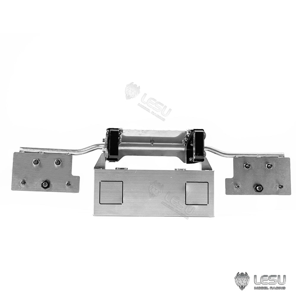 LESU Rear Beam Set with Toolbox for 1/14 Scale RC Tractor Remote Control Truck - DIY Unpainted Model Accessory for R47 R62 - Perfect for RC Car Enthusiasts & Custom Builders