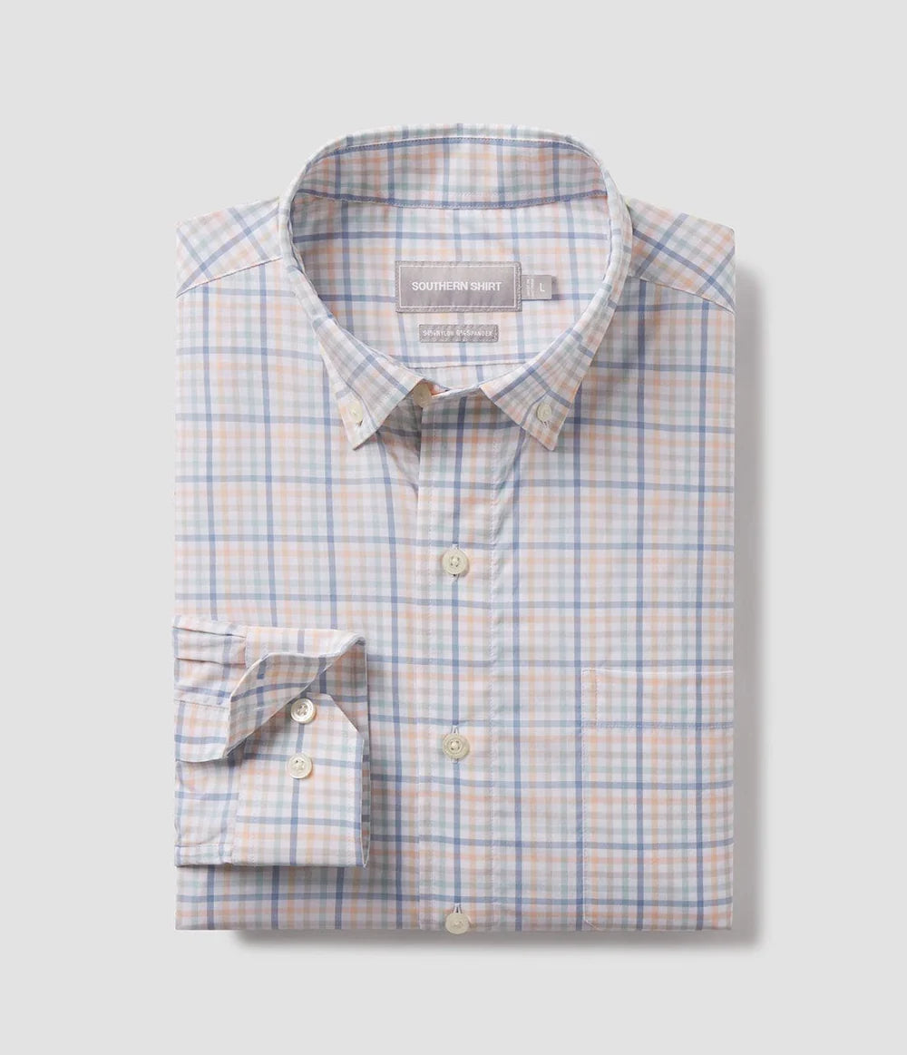 Boys' Southern Style Samford Check Button Down Shirt - Casual & Dressy for School, Parties, and Family Events