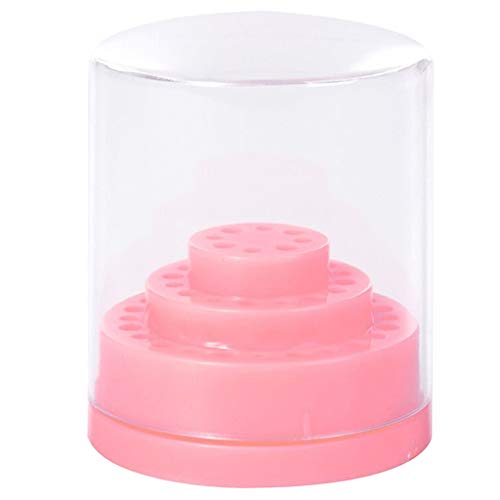 Colcolo 48 Hole Nail Drill Bit Stand Organizer - Professional Manicure Tool Storage Box for Nail Salon & Home Use