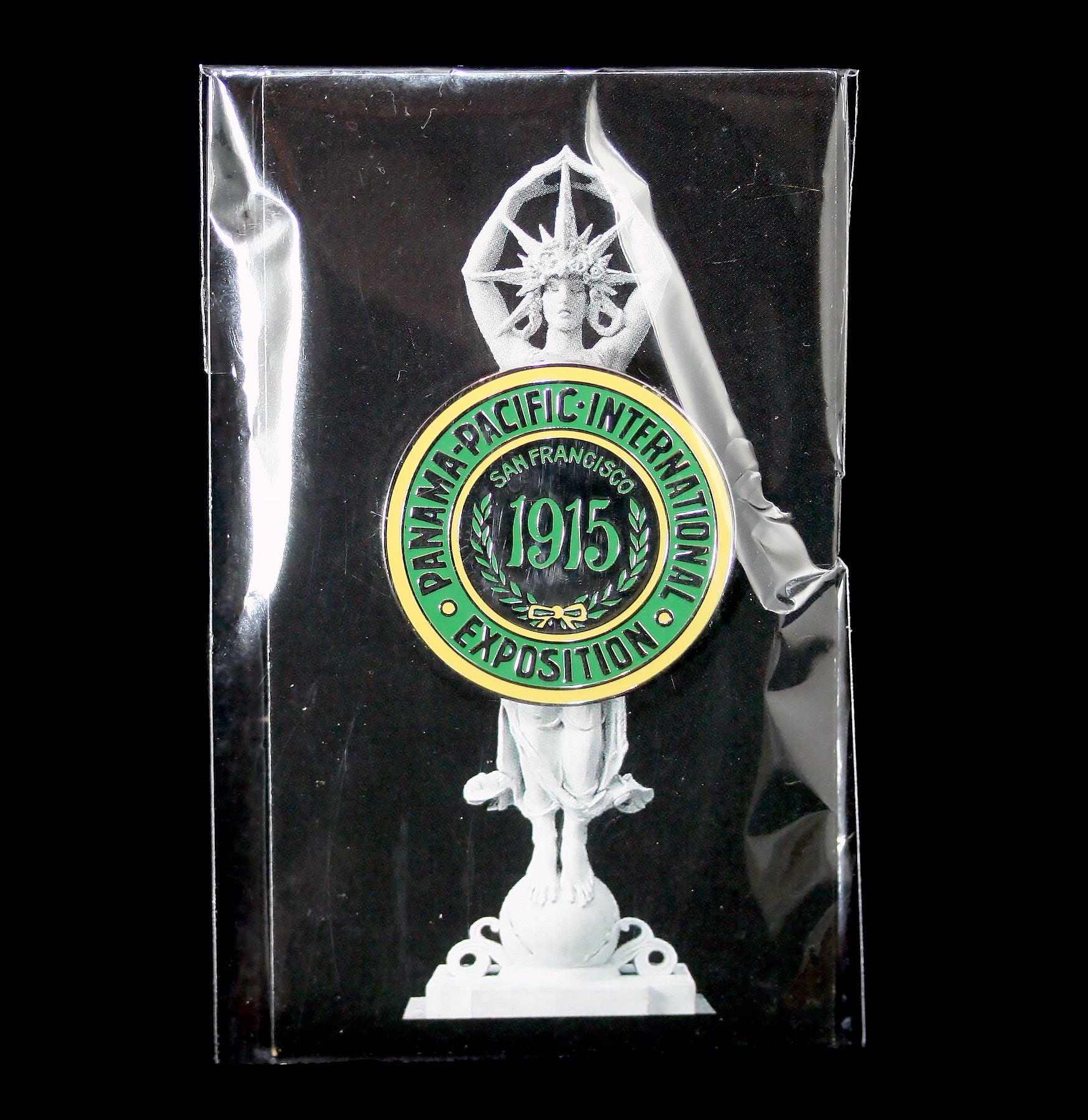Vintage Panama Pacific International Exposition Collectible Pin - Rare 1915 Expo Souvenir for Collectors & History Enthusiasts | Perfect for Display Cases, Shadow Boxes & Historical Collections