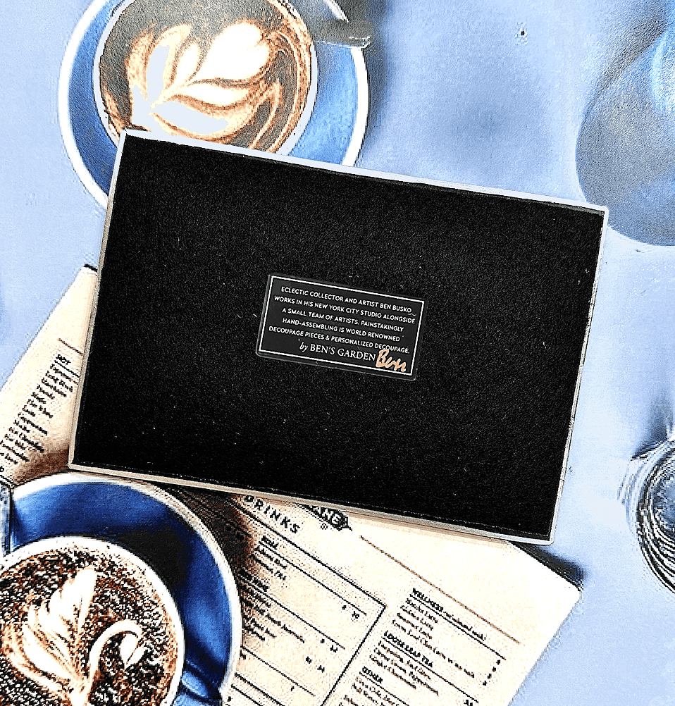 Sometimes Things Fall Apart Script Decoupage Glass Tray - Elegant Serving Tray for Coffee, Tea, and Breakfast in Bed