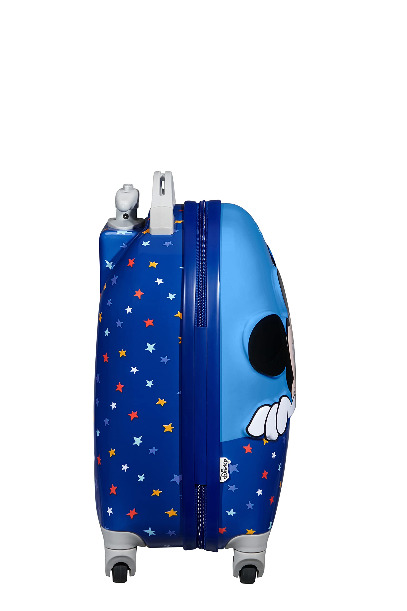 Samsonite Boys' Kids Luggage with Mickey & Donald Design, 20.5L Spinner Carry-On Suitcase (46cm) - Perfect for Travel, School Trips & Family Vacations