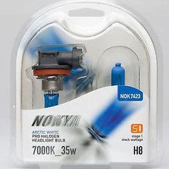 Nokya Arctic White H8 LED Light Bulbs 7000K 35W - Super Bright Xenon White for Cars, Trucks, SUVs - Perfect for Headlights, Fog Lights, and Off-Road Driving
