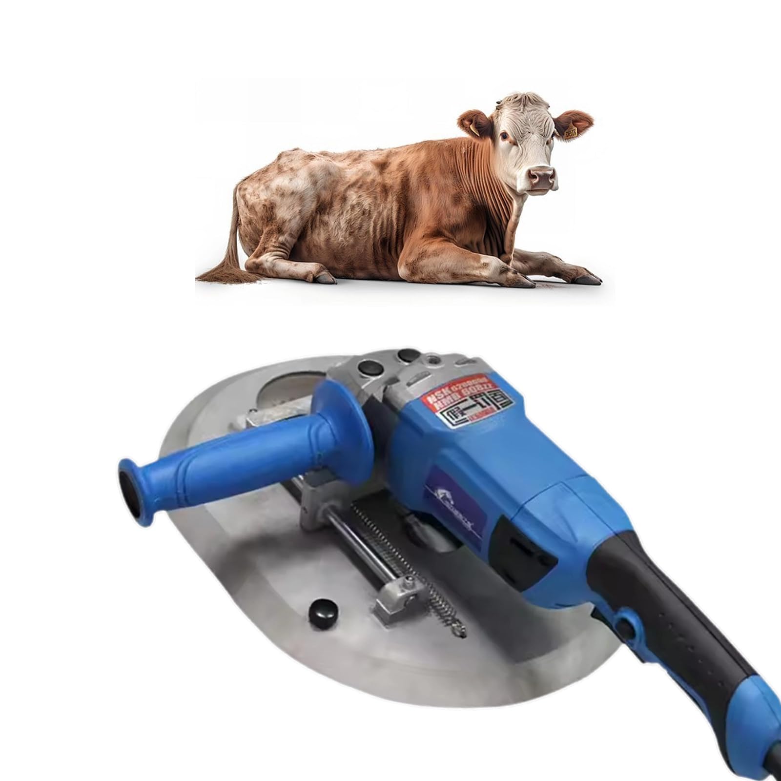 Electric Cattle Dehorner - 1900W Painless & High-Temperature Resistant Horn Removal Tool for Farmers & Veterinarians - Ideal for Dairy Farms & Livestock Management