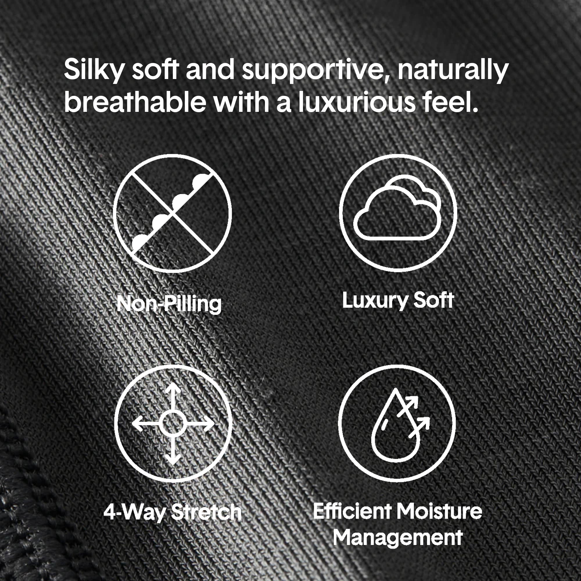 Tommy John Men's High V Neck Undershirt - 3 Pack Slim Fit Stay-Tuck Undershirts | Second Skin Fabric for All-Day Comfort | Perfect for Work, Gym & Layering Under Dress Shirts