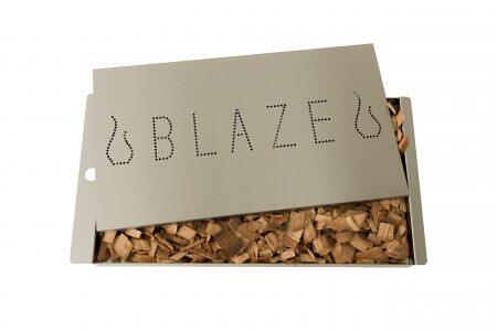 Premium Blaze Pro Extra Large Smoker Box for Grills - Heavy Duty Stainless Steel BBQ Smoker Box for Wood Chips & Pellets - Perfect for Backyard Grilling, Smoking Meats & Outdoor Cooking