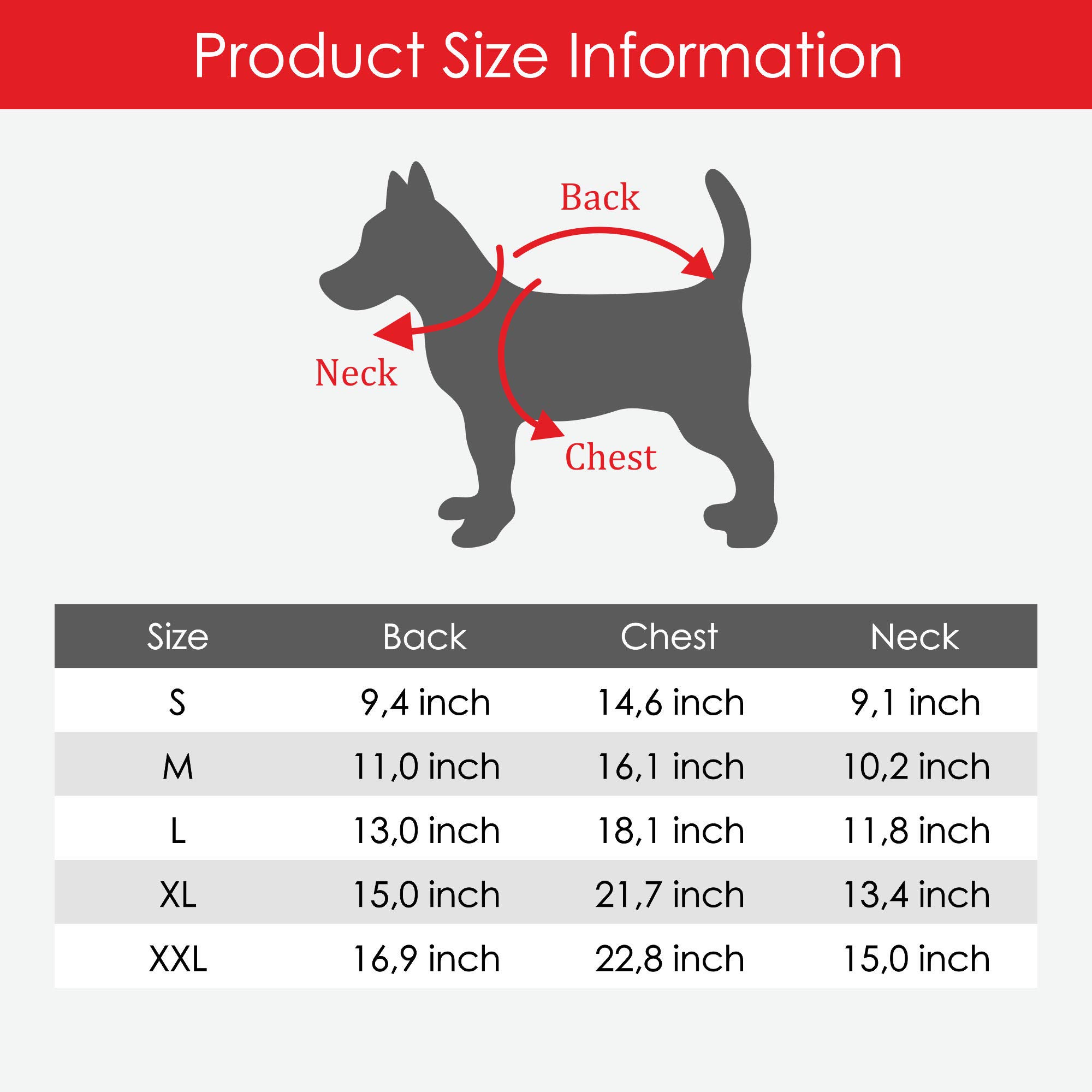 SussexHome XXL Dog Sweater - Warm Washable Winter Coat with High Collar for Large Dogs | Blue Pet Jacket for Cold Weather & Outdoor Adventures