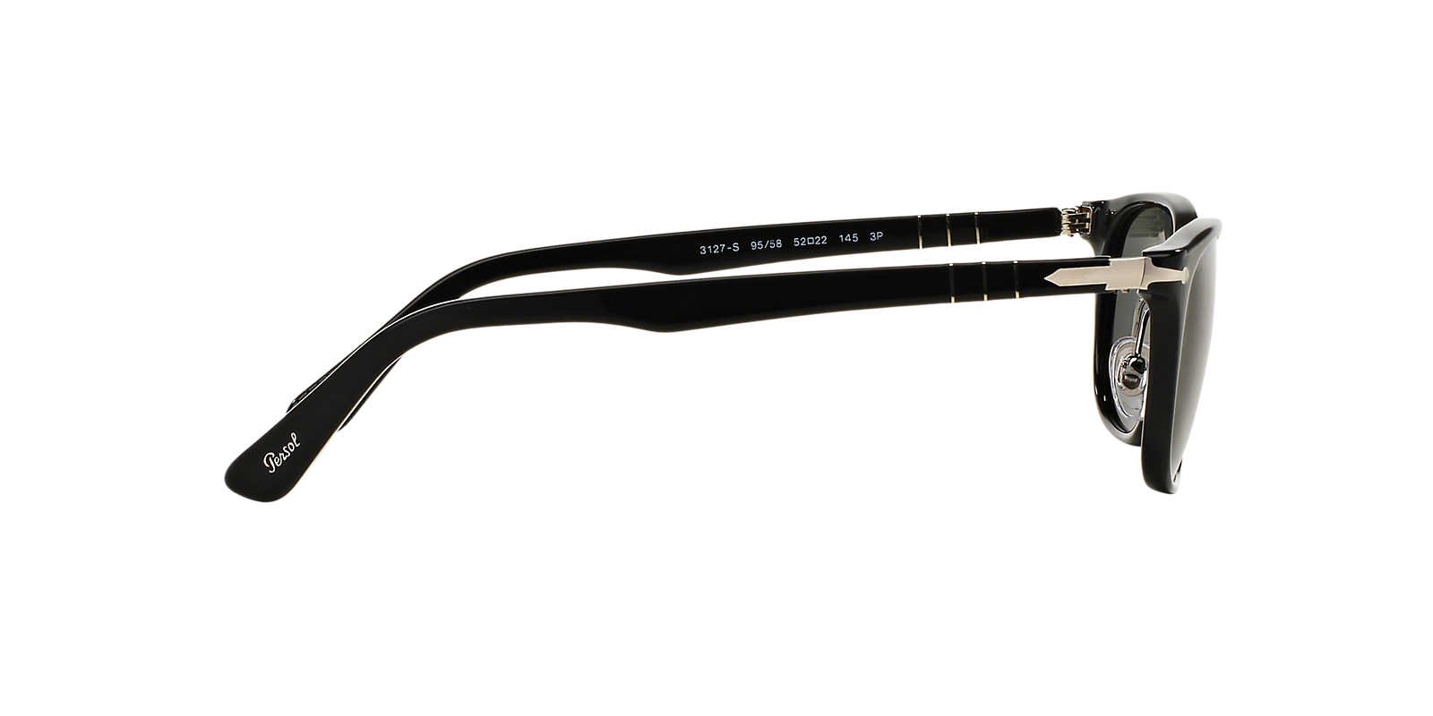 Persol PO3127S Square Sunglasses for Men – Classic Polarized UV Protection – Perfect for Driving, Travel & Outdoor Activities