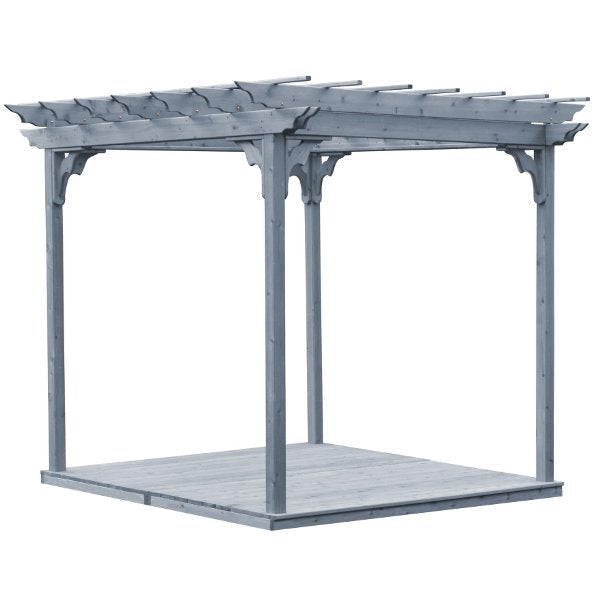Premium Western Red Cedar Pergola Kit with Deck & Swing Hangers - Outdoor Garden Patio Cover for Backyard, Deck & Swing Set Installation
