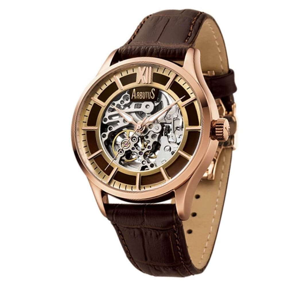 ARBUTUS AR901RFF Men's Analog Quartz Watch - Stylish Stainless Steel Band, Water Resistant, Perfect for Business, Casual & Outdoor Activities