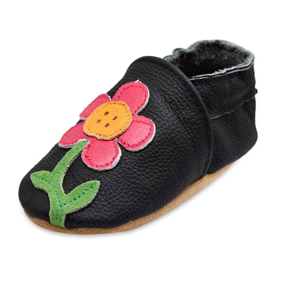 iEvolve Baby Soft Sole First Walker Shoes - Toddler Moccasins for Boys & Girls (0-24 Months) - Perfect for Indoor Play, Crawling & First Steps