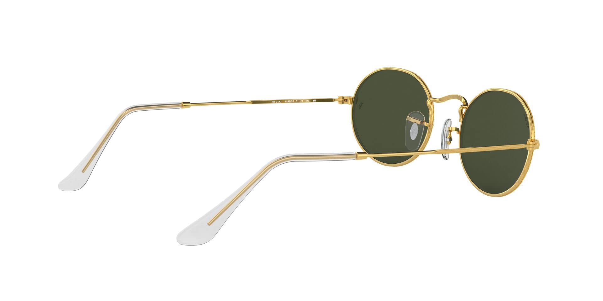 Ray-Ban RB3547 Oval Sunglasses for Men & Women - Classic Polarized UV Protection Aviator Sunglasses for Driving, Travel & Outdoor Activities