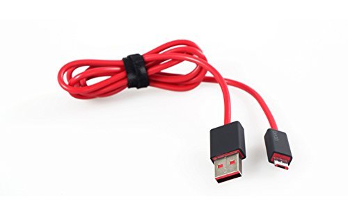 Premium Asobilor Red USB Charging Cable for Beats Solo Wireless Headphones - Fast Charging & Durable Power Cord - Perfect for Travel, Gym, and Home Use