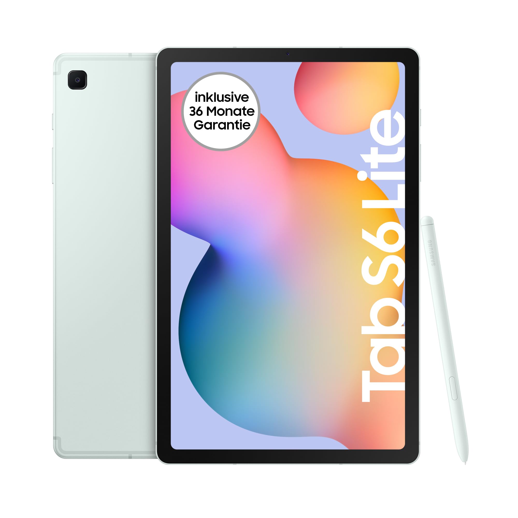 Samsung Galaxy Tab S6 Lite (2024) 10.4-inch Android Tablet with S Pen - 64GB WiFi, Mint Green | Long Battery Life for Work & Study | Includes 36-Month Warranty | Perfect for Note-Taking, Online Classes & Entertainment