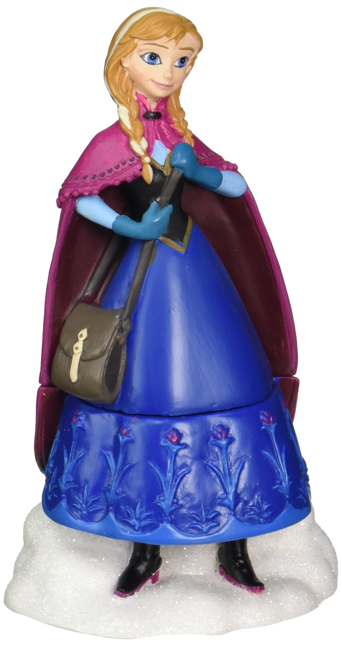 Department 56 Frozen Anna Trinket Box - Disney Collectible Figurine with Storage | Perfect for Disney Fans, Christmas Decor & Gift Giving
