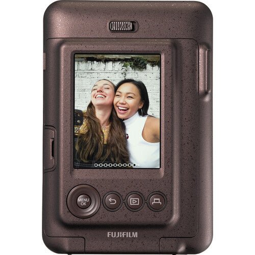 FUJIFILM INSTAX MINI Liplay Hybrid Instant Camera (Deep Bronze) - Digital & Instant Print Camera for Travel, Parties & Memories