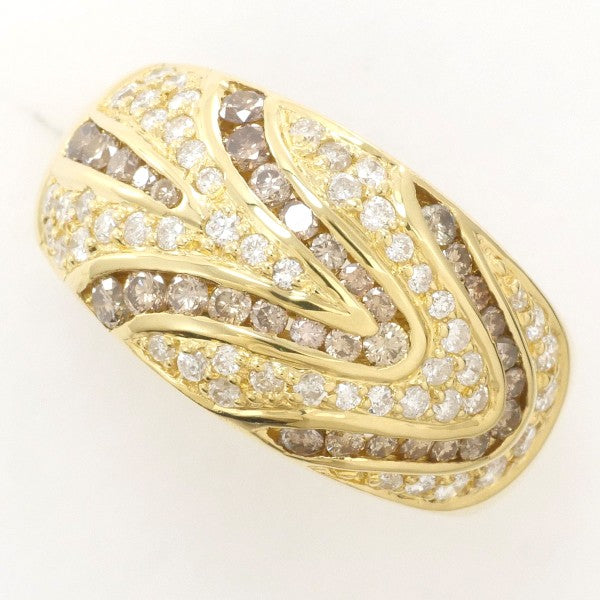 18K Yellow Gold Brown Diamond Ring for Women - Elegant & Unique Engagement, Wedding, Anniversary Gift - Perfect for Special Occasions & Everyday Luxury