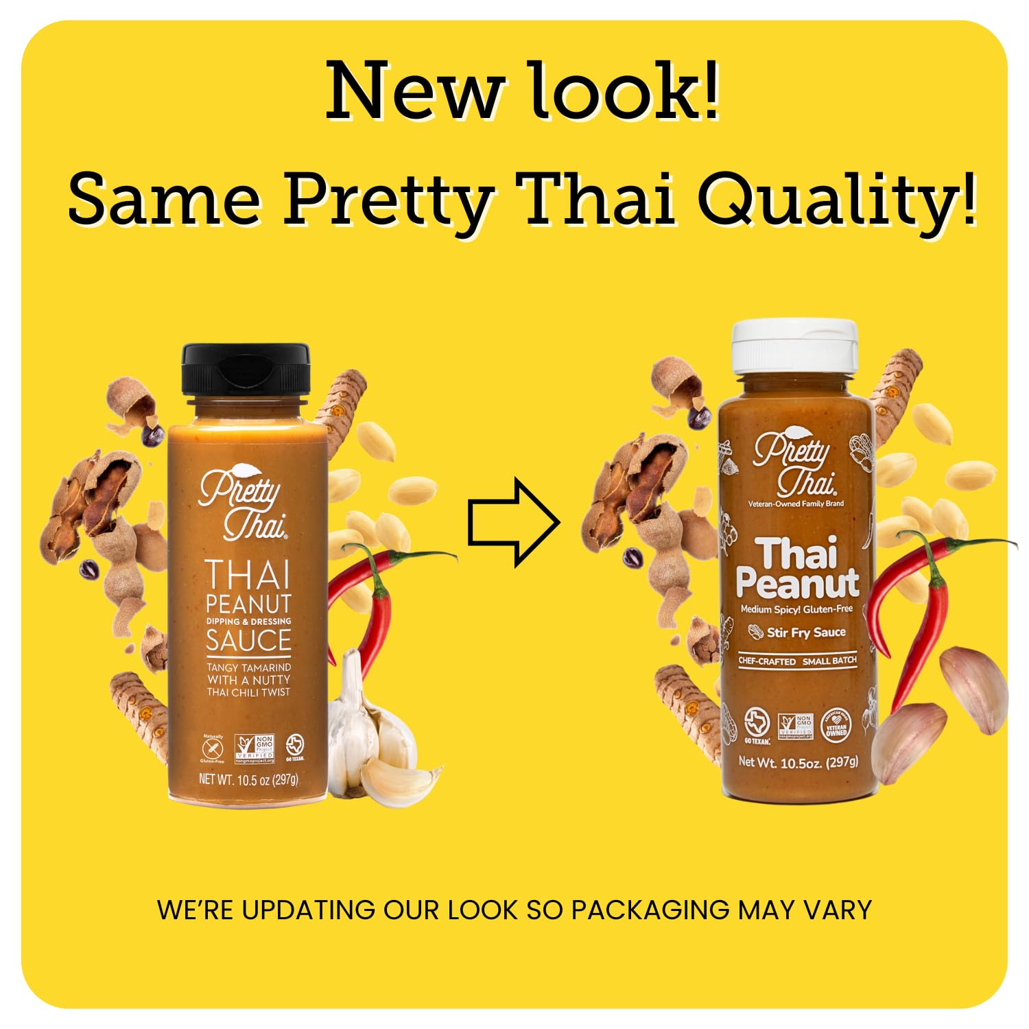 Authentic Thai Peanut Sauce - Gluten Free, Non-GMO, Vegan Certified - 100% Natural Stir Fry Sauce, Salad Dressing, Rice Seasoning & Dipping Condiment - Perfect for Asian Cuisine, Noodle Dishes & Spring Rolls