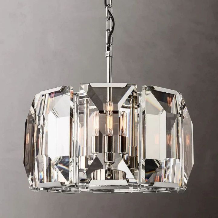Aubrey Crystal Round Chandelier - 19