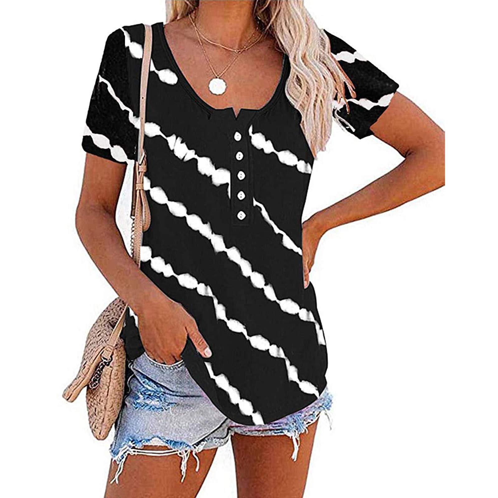 Women's Crewneck Long Sleeve Sweatshirts & Tunic Tops - Casual Loungewear for Leggings, Yoga, Workout & Everyday Wear | Short Sleeve Shirts for Women